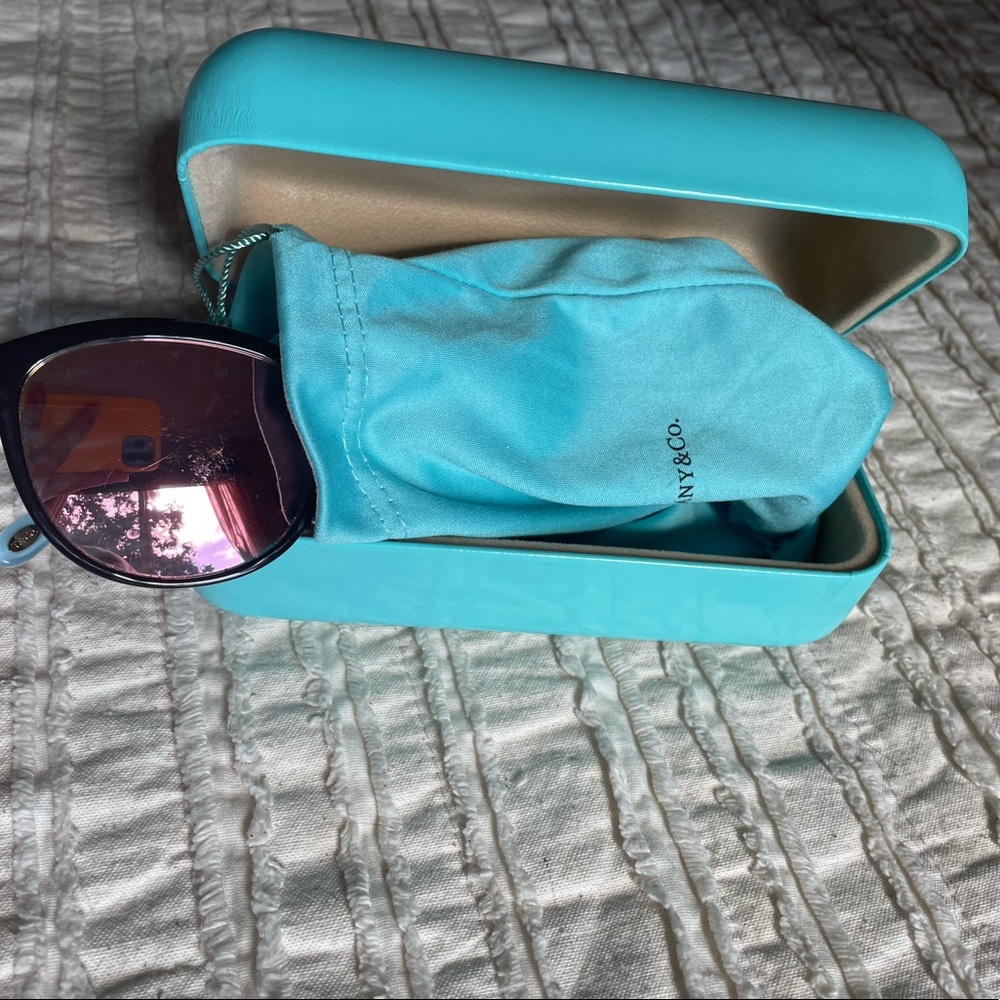 Tiffany & Co Sunglasses// Black & Blue